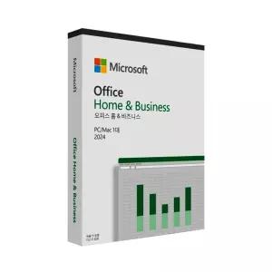 마이크로소프트 Office Home and Business 2024 한글 PKC/MS 오피스 2024 기업용 패키지/영구버전