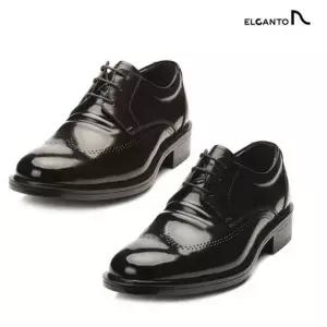 [ELCANTO]엘칸토 HC14 남성 소가죽 쿠션UP 발볼넓은 광폭 윙팁 정장구두 3.5cm LCMD03U513 (S40949424)