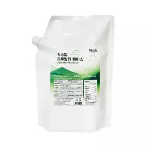 믹스업 제주 말차 베이스 1kg x 1개 말차라떼 말차원액 말차베이스 말차농축액