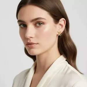 [LOUIS VUITTON]루이비통 아이코닉 골드 귀걸이 153260887