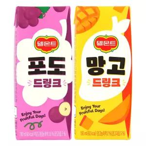 델몬트 드링크 190ml (망고x24팩) + (포도x24팩)