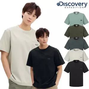 [디스커버리](강남점)[정상가 79000원] 디스커버리 DMRS81053 여름 냉감 남성 프레시벤트 우븐 가슴포켓...