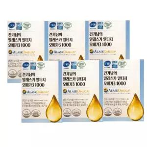 건기남의 알래스카 알티지 오메가3 1000mg x 30캡슐 6박스 EPA 720mg DHA 280mg