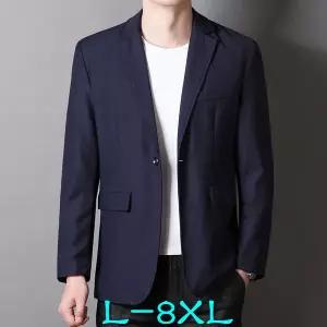 봄 여름 정장 자켓 재킷 블레이저 수트 5XL 6XL 7XL 8XL hombre 빅 빅사이즈 단색 무지 블랙 masculino 남