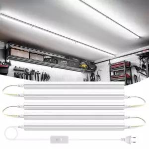 호환  1-6PCS 50CM LED 바 조명 220V T5 튜브 램프 하우스 캐비닛 차고 지하실 도구실 조명 화이트따뜻한