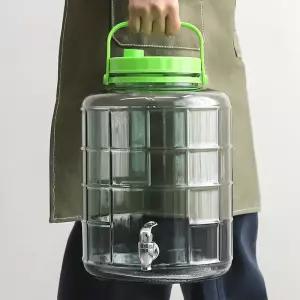 숨쉬는 유리 매실청 수도꼭지 효소병 5L-15L