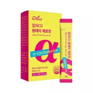 뉴트리너스 알파CD 원데이 제로컷 (3g x 14포) 2박스