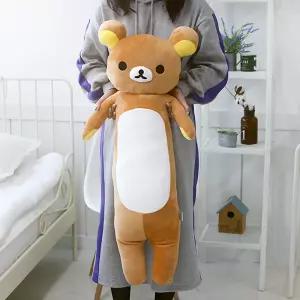 리락쿠마 롱바디 쿠션 100cm 바디쿠션 롱쿠션 캐릭터쿠션 굿즈