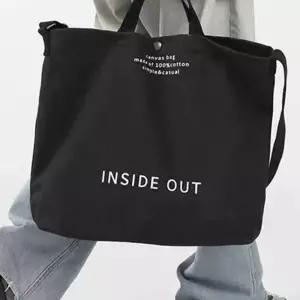 (다올)에코백 사각 레터링 빅백 남녀 학생 캐주얼 가방