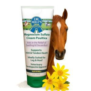 Dr. Milt's Horse Topical Epsom 소금 통증 완화 연고 문지름: 찜질 및 도포 크림. 1-8oz 크림