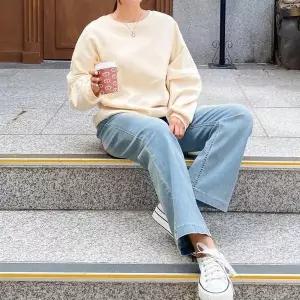 [하프클럽/셀러허브_여성트랜드패션]여성 하이웨스트 스판 일자핏 투버튼