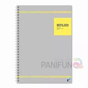 A5 EE02UR69 스프링노트 그레이 메노트 연습장 유선공책 라인노트 다이어리노트