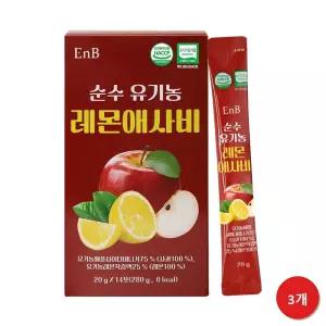 가족건강세트 순수유기농레몬애사비 면역건강 3박스 3개월분