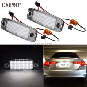 자동차 LED 번호 램프 CANBUS OBC 오류 없음 현대 테라칸 투싼 엑센트 비전 베라크루즈 IX55 용 18 SMD 2