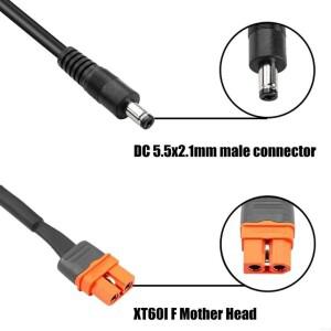 신호 전송 어댑터 커넥터 케이블 XT60i F 암 포트 DC5521 수 플러그