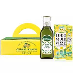 올리타리아 올리브오일 250ml + 레몬즙 10포 선물세트 BNS