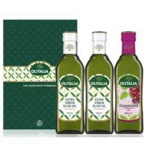 올리타리아 올리브유 500ml 2병 + 포도씨유 500ml 1병 BNS