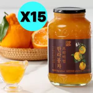 초록원 한라봉차 대용량 1kg X 15 업소용 액상차 주스 BNS