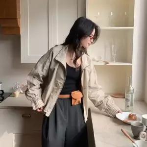 봄 캐주얼 재킷 상의 차이나 코트 야구복 여자야구점퍼 소매 ible1