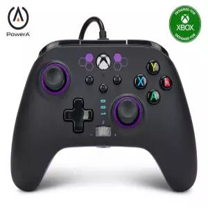 PowerA 향상된 Xbox Series XS용 유선 컨트롤러 rple Hex 게임패드 비디오 게임 One과 함께 작동하며 공식