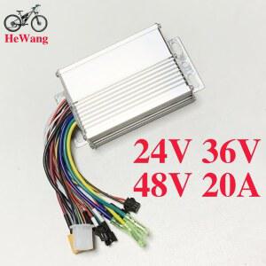 전동 킥보드 컨트롤러 24V 36V 48V 20A 프로토콜 미터 M4 350W 스쿠터 모터 자전거 500W 브러시리스 사인파 NO KUGOO 3모드