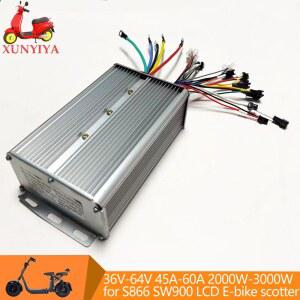 전동 킥보드 컨트롤러 1000W 1500W 2000W 3000W 사인파 36V 48V 52V 60V 40A 60A UART No 2 SW900 S866 LCD 전기 자전거 스쿠터 삼륜차 수리용