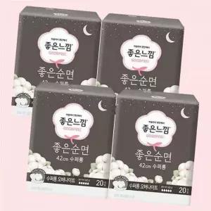 좋은느낌 좋은순면 수퍼롱 20P X 4팩 4311831