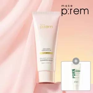수분보충 [공식]메이크프렘 콜라겐 모이스처 클렌징 밤 100ml 진정 쿨링 트러블피디알엔 클렌징밀크21ml