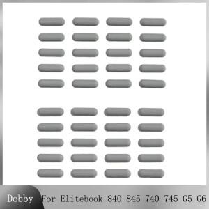 HP 호환Elitebook 840 845 740 745 G5 G6 노트북 하단 케이스 고무 피트 패드 스탠드 교체 자체 접착 용 새