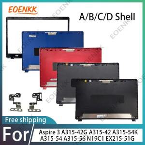 Acer Aspire 3 A315-42G A315-56 N19C1 EX215-51G LCD 상단 케이스/베젤 커버/힌지 15.6인치용 노트북 쉘