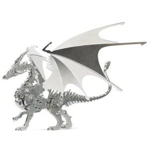 콜로세임 신화 파이어 드래곤 3D 메탈 퍼즐 모델, DIY 빌딩 모델 키트, 게이머용 판타지 와이번 크리처 피규어 또는 데스크 장식