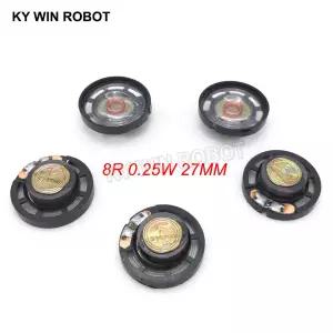 5 개 초박형 소형 스피커 8 옴 0.25 와트 0.25W 8R 스피커 직경 27MM 2.7CM 두께 7MM
