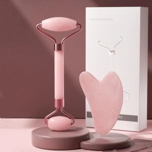 2Pcs 페이스 마사지 롤러 Guasha 보드 수지 스크래퍼 긁개 링클 리무버 페이셜 리프팅 바디 슬림 스킨 케어