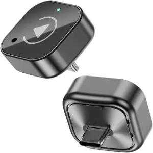USB-C 무선 카플레이 및 안드로이드 오토 어댑터 플러그인 동글 공장 유선 변환 글로스 블랙
