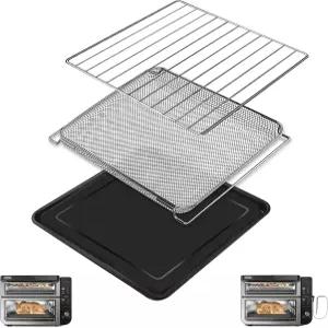 3 IN 1 Ninja DCT401 12 13 ×12.6 토스터 오븐 교체 부품 액세서리 탈수기 그릴 랙 DCT402BK 스마트