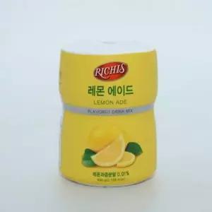 레몬에이드 리치스 레몬에이드가루 550g 레몬즙 레몬쥬스 칵테일 레몬수 (W9C9FFD)