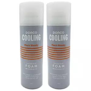 도루코 쿨링 쉐이빙 폼 멘즈 우디 면도크림 210ml 2개