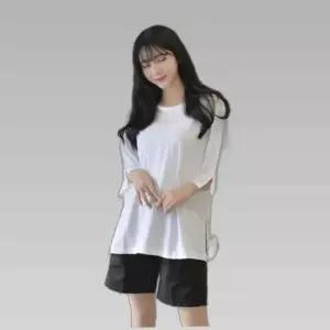 교복몰 무지 가오리 티셔츠 (2colors) 반티 유니폼 티
