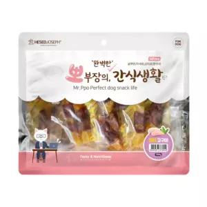뽀부장 간식생활 오리고구마 300g 1박스 50개입기능성 멍멍이 훈련 강아지비스킷 스낵