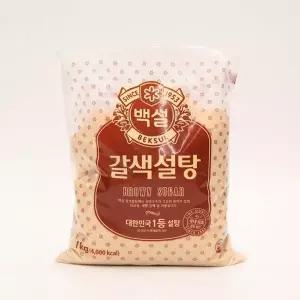 감리로운 단맛 백설 황설탕 1kg 설탕 사탕수수 슈가 베이킹재료 달고나 (W9AA64E)