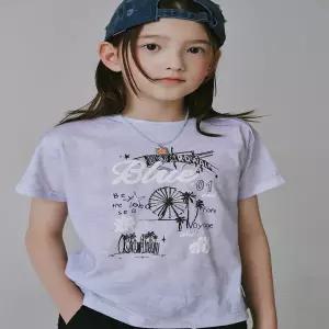 AAC2TS06VI 바이올렛 절개 반팔 티셔츠