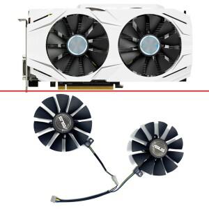 ASUS GTX 1060 1070 RX 480 그래픽 카드 T용 새 87MM GTX1060 GTX1070 RX480 쿨러 팬 129215 SU PLD09210S1
