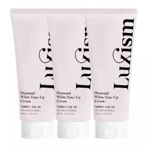 럭시즘 다이아몬드 화이트 미백 웨딩 톤업크림 200ml 3개 세트