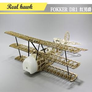 RC 비행기 레이저 컷 발사우드 키트 FOKKER DR1 프레임 날개폭 770mm 모델 DIY 조립