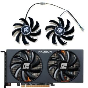 비디오 카드 냉각 선풍기 파워컬러 RX 5700XT 6700 6650XT 용 85mm 4 핀