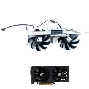 냉각 팬 85mm 4핀 FDC10H12S9-C POWERCOLOR RX 5700 XT 6500XT 6600 파이터 비디오 카드 팬용