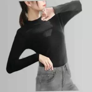 베네치아 캐시미어 반목티셔츠 터틀넥 하이넥 겨울티