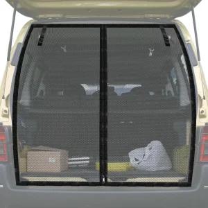 WODHMIEY 자동차 테일게이트 캠핑 네트 모기장 메시 스크린 고밀도 나일론 선 뒷문 플라이 XL 180x150cm /