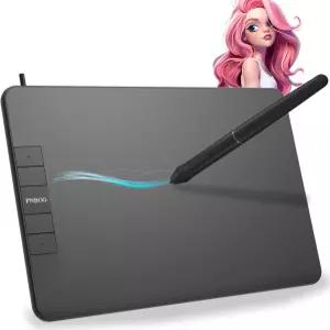 PNBOO PN640 드로잉 태블릿 8192 프로페셔널 레벨 압력 크롬북 리눅스 안드로이드 윈도우 맥 지원 배터리