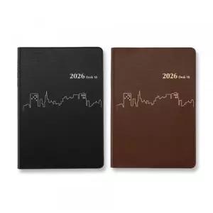 2026 CV23OH44 Desk 18 다이어리 플래너 블랙 브라운 일기 수첩 스케줄러